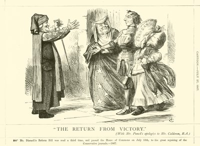 Tilbagekomsten fra sejren af after John Tenniel