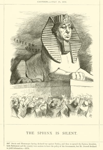 Sfinxen er tavs af after John Tenniel