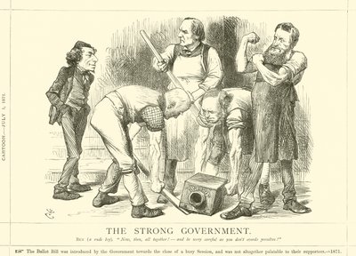 Den stærke regering af after John Tenniel