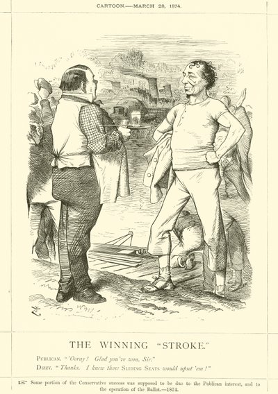 Vinderslaget af after John Tenniel