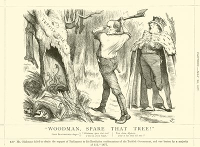 Skovmand, skån det træ! af after John Tenniel