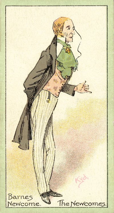 Barnes Newcome, Newcomes (chromolitho) af after Joseph Clayton Clarke