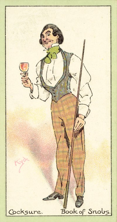 Cocksure, bog om snobber (chromolitho) af after Joseph Clayton Clarke