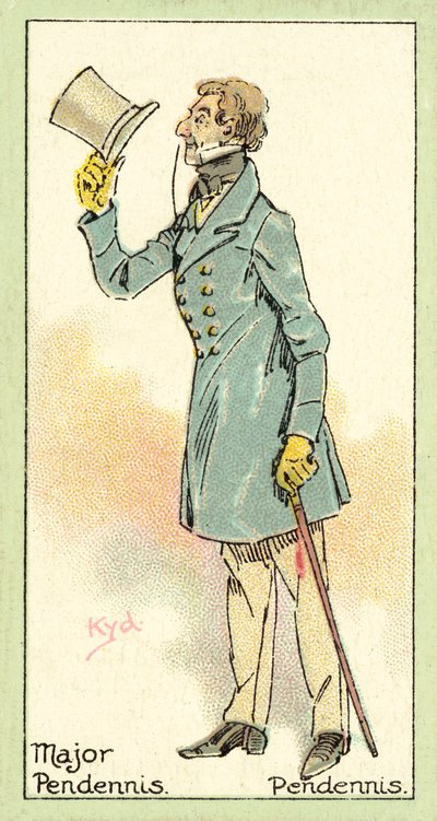 Major Pendennis, Pendennis (chromolitho) af after Joseph Clayton Clarke