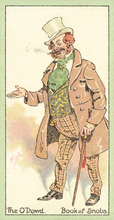 ODowd, bog om snobberne (chromolitho) af after Joseph Clayton Clarke