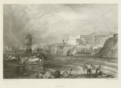 Malta af after Joseph Mallord William Turner