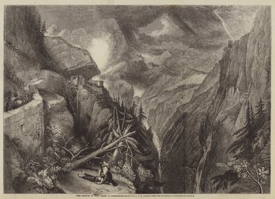 Slaget ved Fort Bard af after Joseph Mallord William Turner