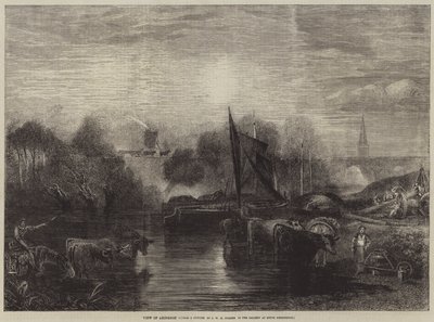 Udsigt over Abingdon af after Joseph Mallord William Turner