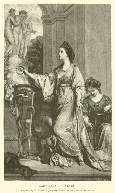 Lady Sarah Bunbury af after Joshua Reynolds