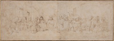 Den sidste nadver af after Leonardo da Vinci Vincenzo Tamagni