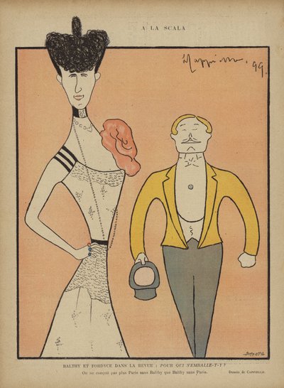 Balthy og Fordyce, Illustration til Le Rire af after Leonetto Cappiello