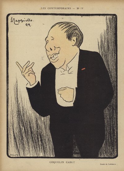 Coquelin Cadet, Illustration for Le Rire af after Leonetto Cappiello