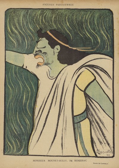 Mounet-Sully, Illustration for Le Rire af after Leonetto Cappiello