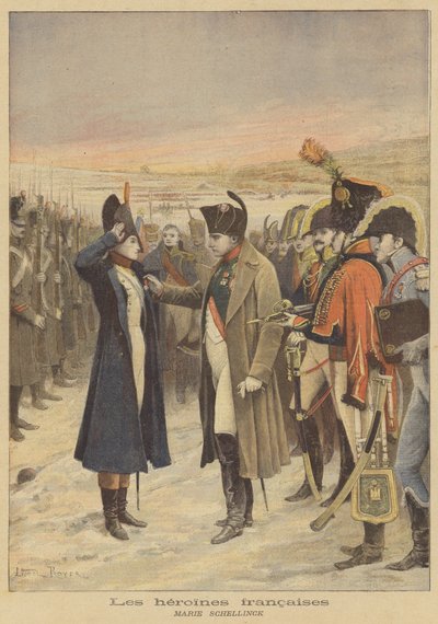 Franske heltinder: Marie Schellinck af after Lionel Royer