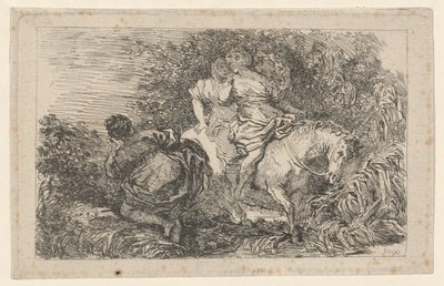 Cloelias flugt af after Livio Mehus Jean Honoré Fragonard