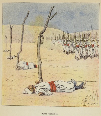 Efter henrettelsen af after Louis Charles Bombled