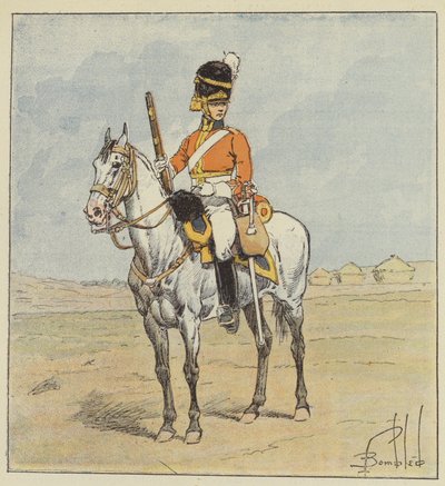 British Army, Scottish Dragon, Scotch-Grays af after Louis Charles Bombled