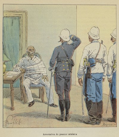 Anholdelse af premierministeren af after Louis Charles Bombled