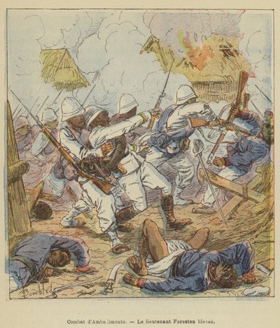 Ambodimonto-kamp, ​​løjtnant Foreston sår af after Louis Charles Bombled
