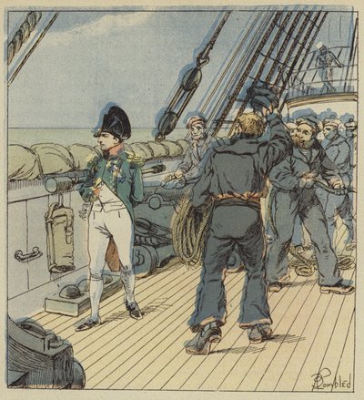 I de tidlige dage viste besætningen stor nysgerrighed af after Louis Charles Bombled