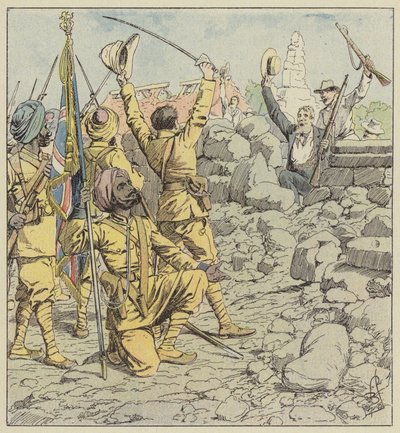 Udfrielse af legationer, indrejse af sikher af after Louis Charles Bombled