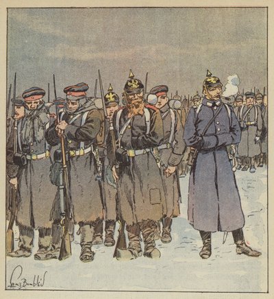 Nægtelse af visse preussiske tropper af after Louis Charles Bombled