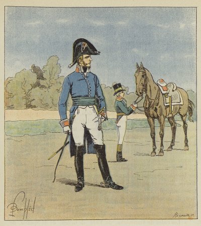 Journalinspektør af after Louis Charles Bombled