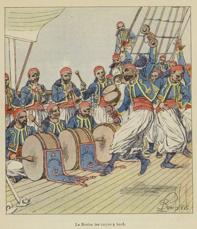La Nouba des turcos ombord af after Louis Charles Bombled