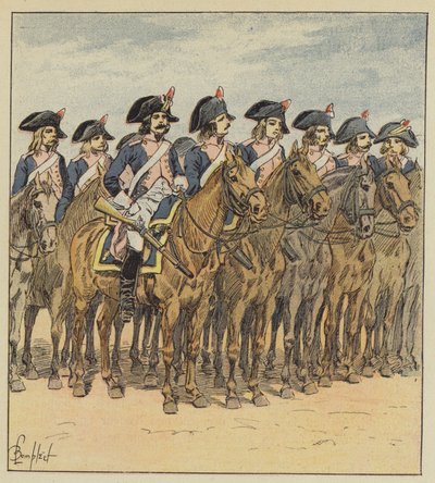 Italiens kavaleri og hære af after Louis Charles Bombled