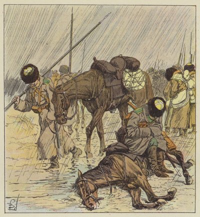 Regnen af after Louis Charles Bombled