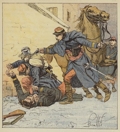 Oberst Choppin-Merey dræbte en soldat, der var disciplineløs af after Louis Charles Bombled