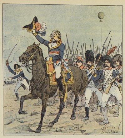 Marskal Jourdan af after Louis Charles Bombled