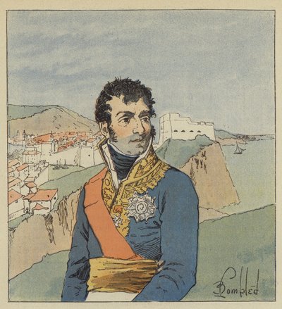 Le Marechal Marmont af after Louis Charles Bombled