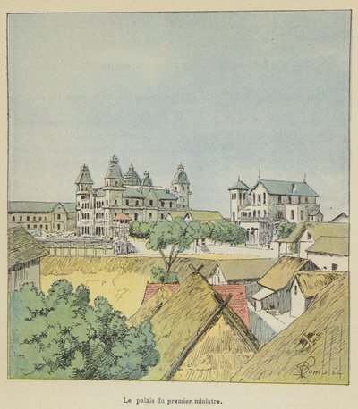 Statsministerens Palæ af after Louis Charles Bombled