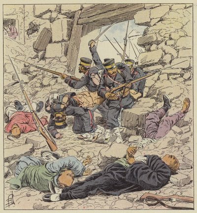 Japanere kommer ind i Beijing af after Louis Charles Bombled