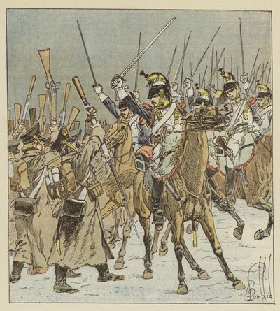 Kurasserne i Doumerc tager 1.800 russere til fanger af after Louis Charles Bombled