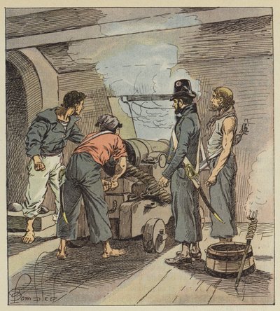 Sømænd 1805-1815 af after Louis Charles Bombled