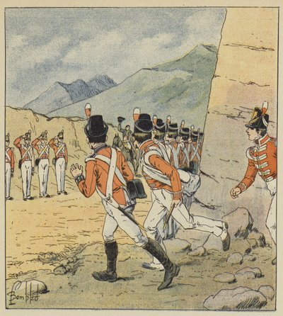 Hvilken europæisk soldat, sagde kejseren, er ikke rørt ved min tilgang! af after Louis Charles Bombled