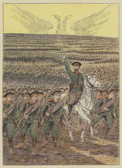 Den russiske hær af after Louis Charles Bombled