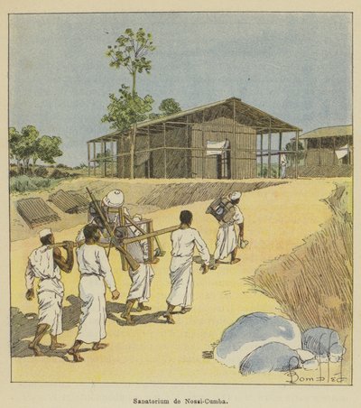 Sanatorium i Nossi-Cumba af after Louis Charles Bombled