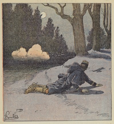 Surprise de Chambord, oberstløjtnant Pinelli af after Louis Charles Bombled