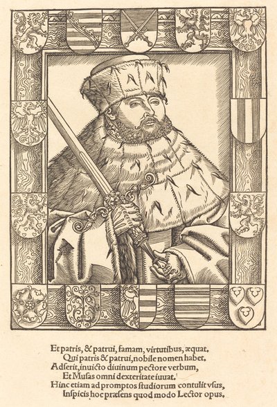 Johannes Frederik den Storsindede, i valgmandsklæder af after Lucas Cranach the Younger
