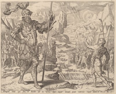 David møder Goliat af after Maerten van Heemskerck