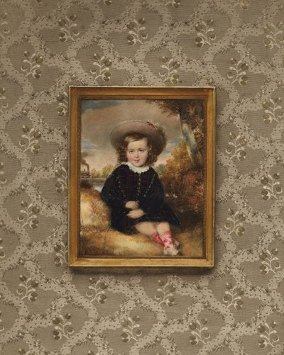 Portræt af Johann II, prins af Liechtenstein, som barn, 1844 af after Moritz Michael Daffinger
