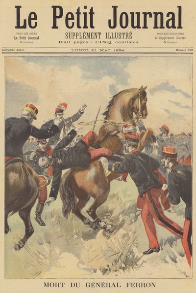 General Ferrons død af after Oswaldo Tofani