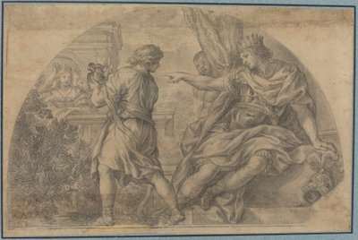 Masinissa og Sophonisba af after Pietro da Cortona