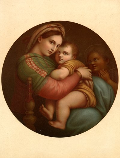 Madonna af stolen af after Raphael