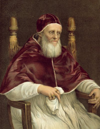 Portræt af pave Julius II, Pitti Gallery, Firenze af after Raphael