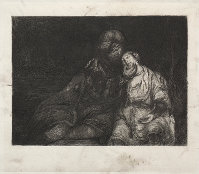 To figurer af after Rembrandt van Rijn
