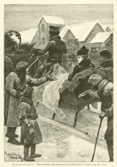 Fødevaremangel i Rusland af after Richard Caton II Woodville